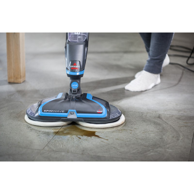 Mop | SpinWave | Corded operating | Washing function | Power 105 W | Blue/Titanium