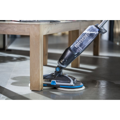 Mop | SpinWave | Cordless operating | Washing function | Operating time (max) 20 min | Lithium Ion | 18 V | Blue/Titanium