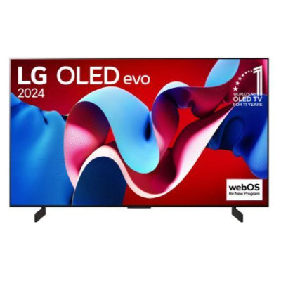 TV Set|LG|48"|OLED/4K/Smart|3840x2160|Wireless LAN|Bluetooth|webOS|Black|OLED48C42LA