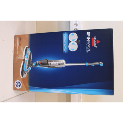 Mop | SpinWave | Corded operating | Washing function | Power 105 W | Blue/Titanium | USED, DIRTY, SCRATCHED, BROKEN HANDLE HOLDE