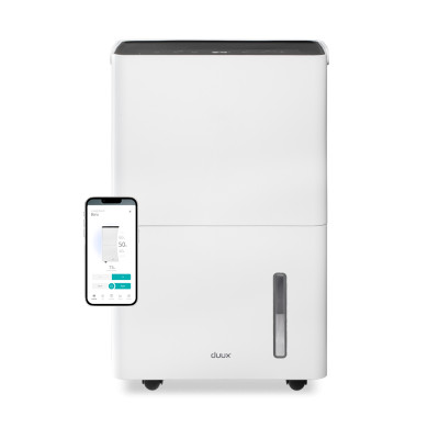 Duux Smart Dehumidifier | Bora | Suitable for rooms up to 50 m | Water tank capacity 4 L | White