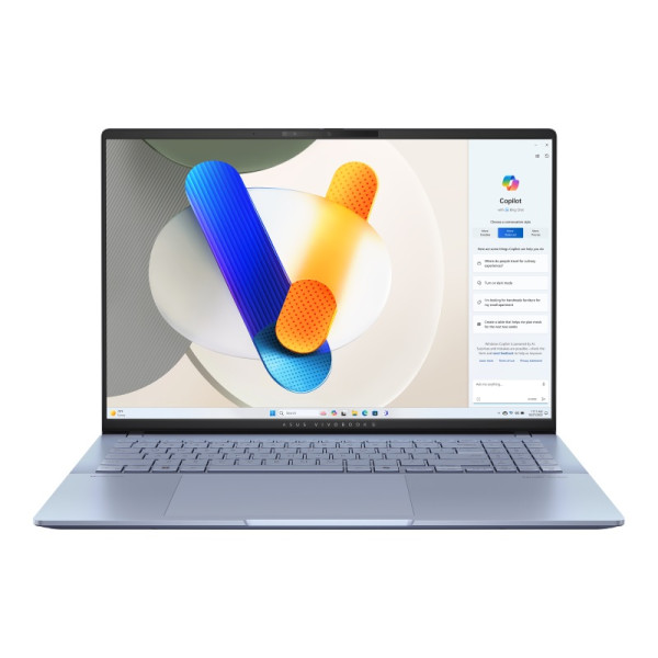 Asus Vivobook S 16 OLED | Blue | 16 " | OLED | 3.2K | 3200 x 2000 pixels | Intel Core Ultra 7 | 155H | 16 GB | LPDDR5X | Solid-s