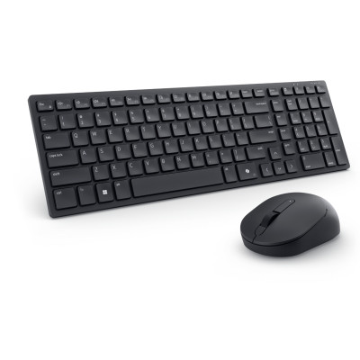 Dell | Silent Keyboard and Mouse | KM555 | Keyboard and Mouse Set | Wireless | Russian (QWERTY) | Black | 2.4 GHz, Bluetooth 5.1