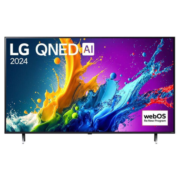 TV Set|LG|65"|4K/Smart|3840x2160|Wireless LAN|Bluetooth|webOS|Black|65QNED80T3A