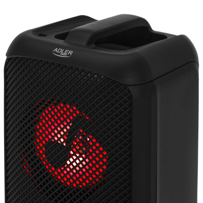 Adler Speaker with radio | AD 1903 | 2x5 W | Bluetooth | Black | Portable | Wireless connection