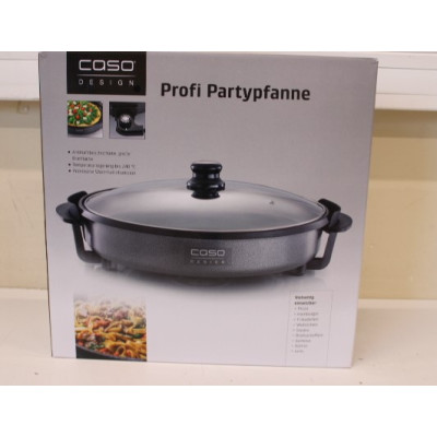 SALE OUT. Caso Professional Party Pan, 1500 W, Grey | Caso | Professional Party Pan | 1500 W | Number of programs 1 | Grey | SCR