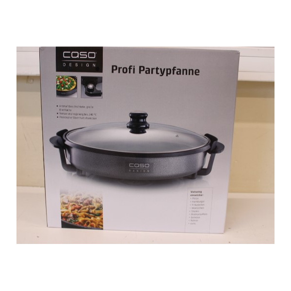 SALE OUT. Caso Professional Party Pan, 1500 W, Grey | Caso | Professional Party Pan | 1500 W | Number of programs 1 | Grey | SCR