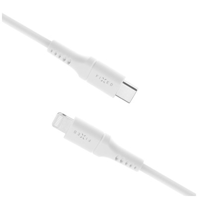 Fixed | Liquid Silicone Cable USB-C/Lightning, 2 m | FIXDLS-CL2-WH