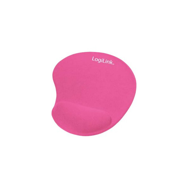 Logilink ID0027P Mouse Pad, Silcon Wrist, Pink | Logilink