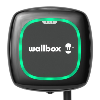 Wallbox | Pulsar Plus Electric Vehicle charger, 5 meter cable Type 2, 11kW, RCD(DC Leakage) + OCPP | 11 kW | Wi-Fi, Bluetooth | 