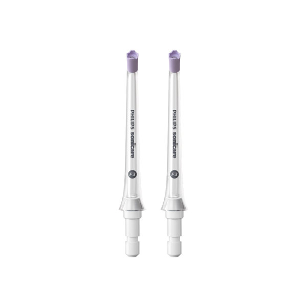 Philips | Oral Irrigator nozzle | HX3062/00 Sonicare F3 Quad Stream | Number of heads 2 | White/Purple