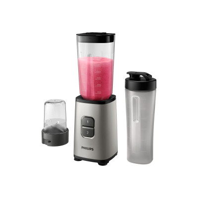 Philips Mini Blender | HR2604/80 Daily Collection | Tabletop | 350 W | Jar material Plastic/Glass | Jar capacity 0.6+0.6 L | Ice