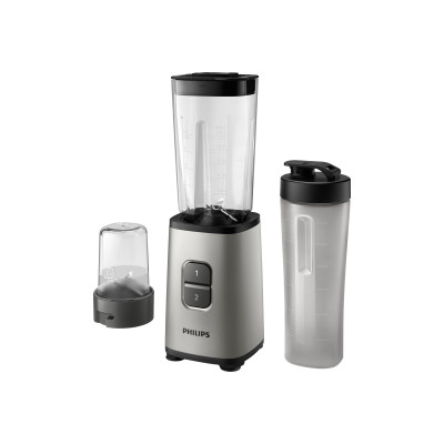 Philips Mini Blender | HR2604/80 Daily Collection | Tabletop | 350 W | Jar material Plastic/Glass | Jar capacity 0.6+0.6 L | Ice