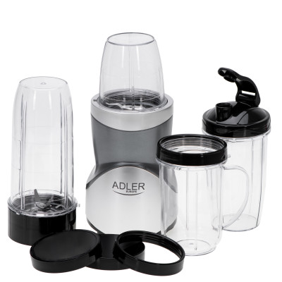 Adler Blender Smoothie Set | AD 4084 | Tabletop | 1200 W | Jar material BPA-Free | Jar capacity 0.3+0.5+0.5+0.7 L | Ice crushing