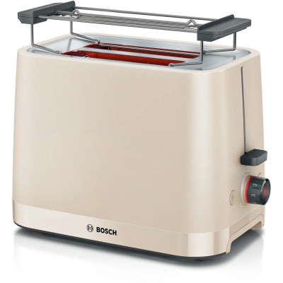 Bosch Compact Toaster | TAT3M127 MyMoment | Number of slots 2 | Housing material Plastic | Beige