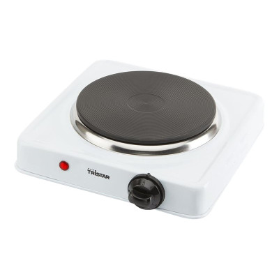 Tristar | Free standing table hob | KP-6185 | Number of burners/cooking zones 1 | Rotary | Black, White | Electric