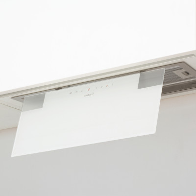 CATA | Hood | GC DUAL A 45 XGWH | Canopy | Energy efficiency class A | Width 45 cm | 820 m /h | Touch control | LED | White glas