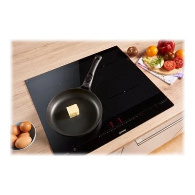 Gorenje | Hob | IS646BG | Induction | Number of burners/cooking zones 4 | Slider | Timer | Black | Display