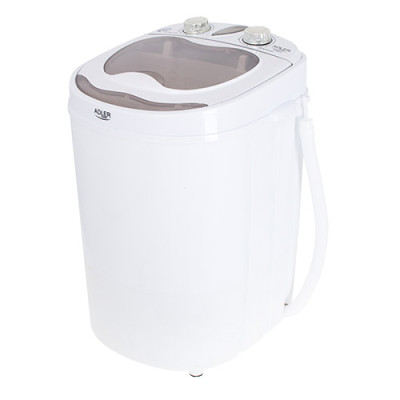 Adler | Mini washing machine | AD 8055 | Top loading | Washing capacity 3 kg | Depth 37 cm | Width 36 cm | White