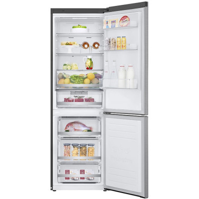 LG | Refrigerator | GBB71PZDMN | Energy efficiency class E | Free standing | Combi | Height 186 cm | No Frost system | Fridge ne