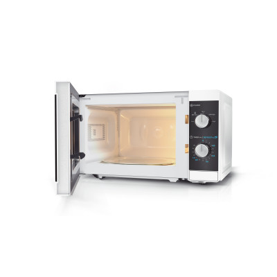 Sharp | Microwave Oven | YC-MS01E-W | Free standing | 800 W | White