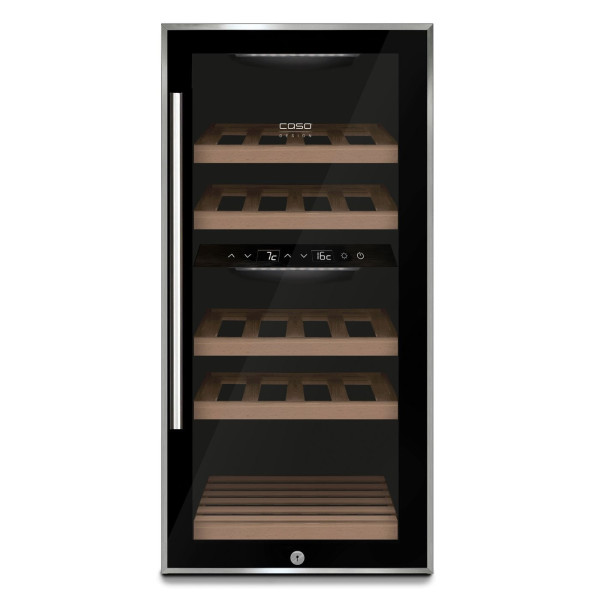 Caso | Wine cooler | WineComfort 24 | Energy efficiency class G | Bottles capacity 24 bottles | Cooling type Compressor technolo