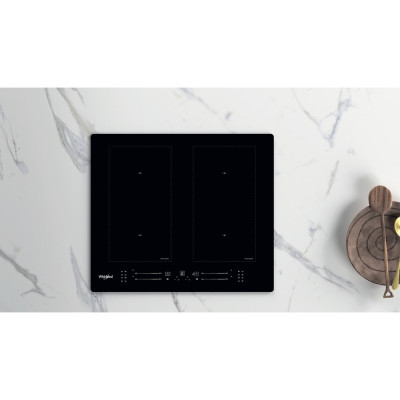 Whirlpool Hob | WL S1360 NE | Induction | Number of burners/cooking zones 4 | Electronic | Timer | Black