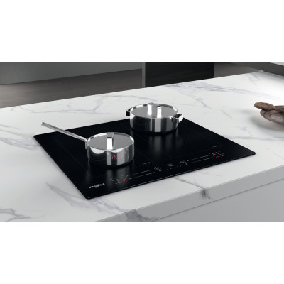 Whirlpool Hob | WL S1360 NE | Induction | Number of burners/cooking zones 4 | Electronic | Timer | Black