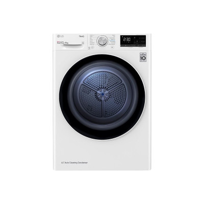 LG | Dryer Machine | RH80V3AV6N | Energy efficiency class A++ | Front loading | 8 kg | LED | Depth 69 cm | Wi-Fi | White