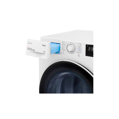 LG | Dryer Machine | RH80V3AV6N | Energy efficiency class A++ | Front loading | 8 kg | LED | Depth 69 cm | Wi-Fi | White