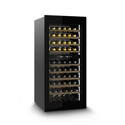 Caso | Wine Cooler | WineDeluxe WD 60 | Energy efficiency class F | Built-in | Bottles capacity 60 | Black