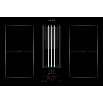 Black | Touch | 4 | CATA | IAS 770 | Induction hob with built-in hood