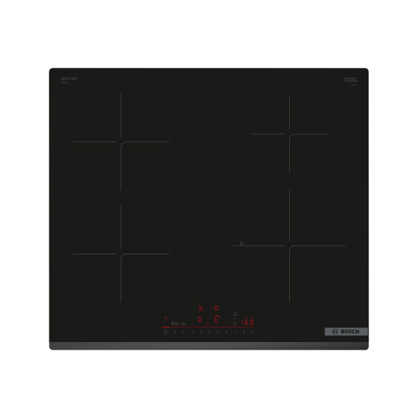 Bosch | Hob | PIE63KHC1Z | Induction | Number of burners/cooking zones 4 | Touch | Timer | Black