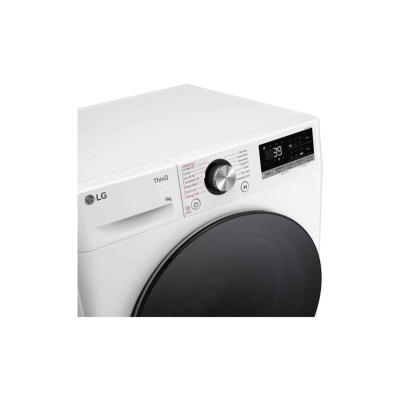 LG | Washing machine | F2WR709S2W | Energy efficiency class A-10% | Front loading | Washing capacity 9 kg | 1200 RPM | Depth 47.