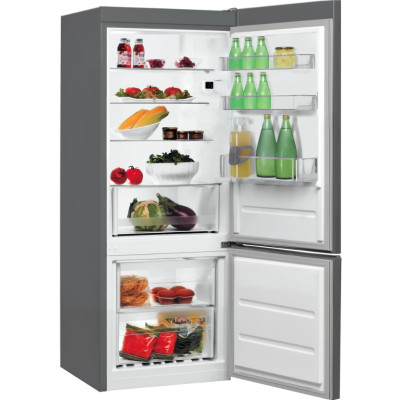 INDESIT | Refrigerator | LI6 S2E X | Energy efficiency class E | Free standing | Combi | Height 158.8 cm | Fridge net capacity 1