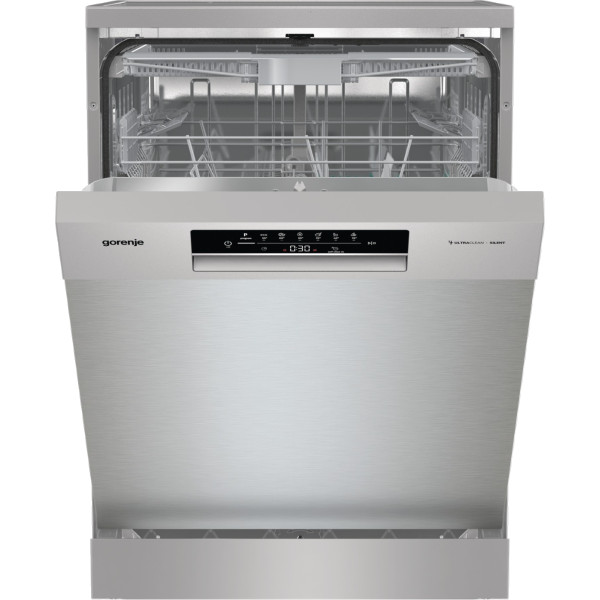 Dishwasher | GS643E90X | Free standing | Width 59.9 cm | Number of place settings 16 | Number of programs 6 | Energy efficiency 