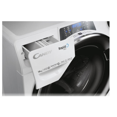 Candy | Washing Machine | RP 4146BWMBC/1-S | Energy efficiency class A | Front loading | Washing capacity 14 kg | 1400 RPM | Dep