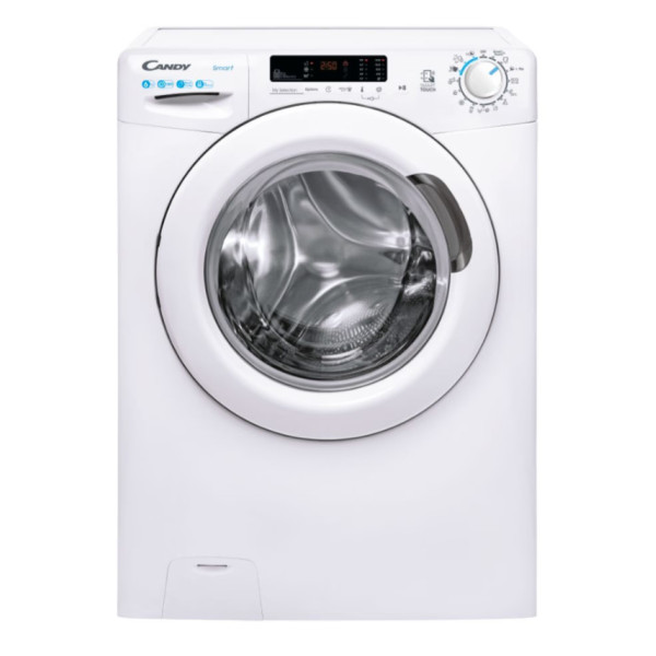 Candy Washing Machine | CS4 1262DE/1-S | Energy efficiency class D | Front loading | Washing capacity 6 kg | 1200 RPM | Depth 45