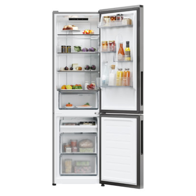 Candy Refrigerator | CNCQ2T518EX | Energy efficiency class E | Free standing | Combi | Height 182.5 cm | No Frost system | Fridg