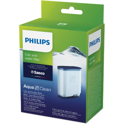 Philips Calc and Water filter CA6903/10 Same as CA6903/00 No descaling up to 5000 cups* Prolong machine lifetime 1x AquaClean Fi