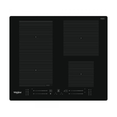 WHIRLPOOL Induction Hob WF S7560 NE 60 cm, 1 FlexiSlide, Booster, Black