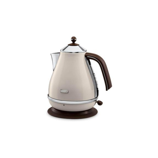 DELONGHI Icona Vintage Kettle KBOV 2001.BG, 1,7L, 2000W, Stainless steel, Beige/Brown