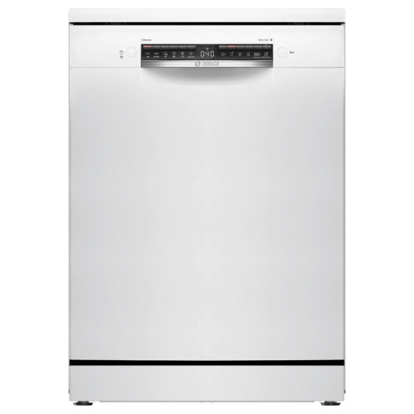 BOSCH Free standing dishwasher SMS4HVW00E, 60 cm, energy class D, AquaStop, Home connect, 3rd drawer, White