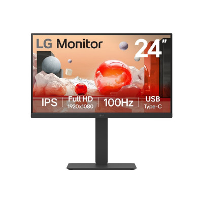 LG 24BA650-B | 23.8 " | IPS | 16:9 | 100 Hz | 5 ms | 1920 x 1080 pixels | 250 cd/m | HDMI ports quantity 1 | Black