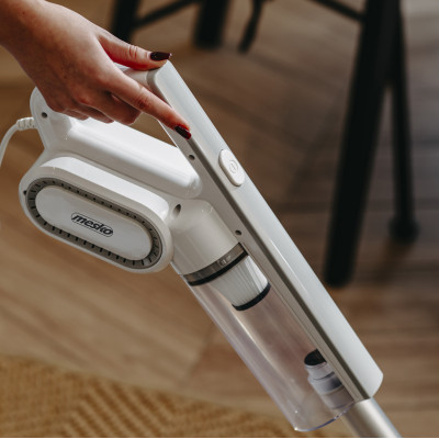 Adler | Vertical Cyclone Vacuum Cleaner | MS 7058 | Corded operating | 400 W | 220-240 V | Operating radius 8.35 m | White