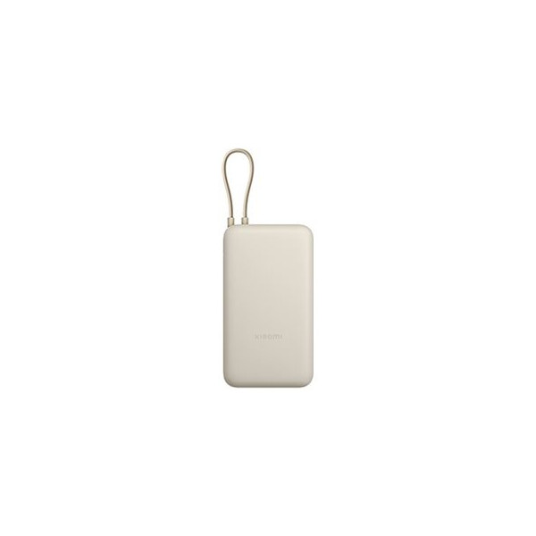 Xiaomi 33W Power Bank (Integrated Cable) | 20000 mAh | USB-C/USB-C cable/USB-A | Tan