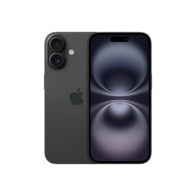 Apple iPhone 16 | Black | 6.1 " | Super Retina XDR | 2556 x 1179 pixels | A18 | Internal RAM 8 GB | 128 GB | Dual SIM | 4G | 5G 