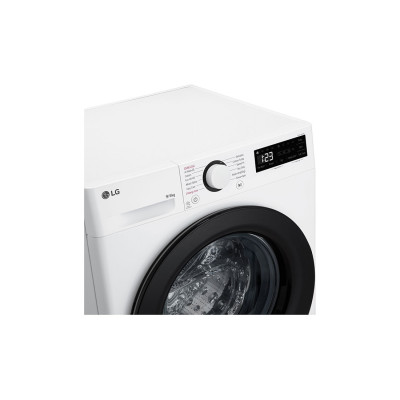 LG | Washing machine with dryer | F4DR509SBW | Energy efficiency class A | Front loading | Washing capacity 9 kg | 1400 RPM | De