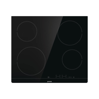 Gorenje | Hob | ECT641BSC | Vitroceramic | Number of burners/cooking zones 4 | Touch | Timer | Black | Display