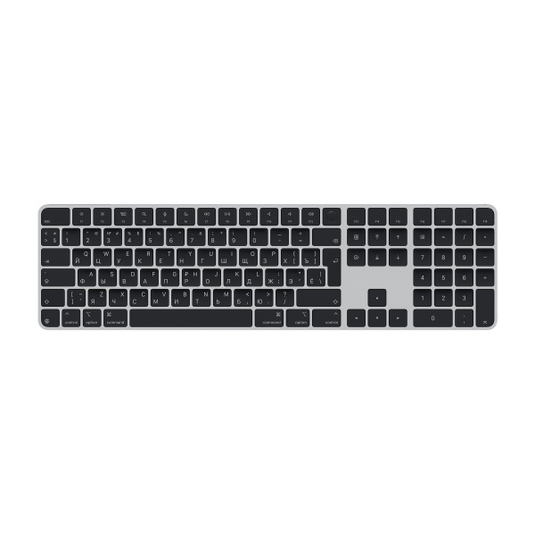 Apple Magic Keyboard with Touch ID and Numeric Keypad for Mac models with Apple silicon - Russian - Black Keys | Apple